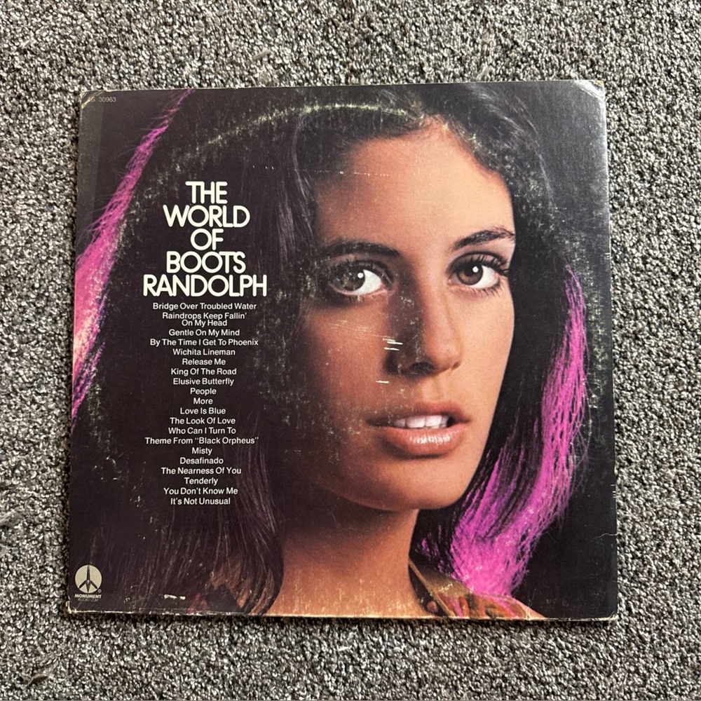 Boots Randolph The World Of Boots Randolph LP Vinyl Record Album